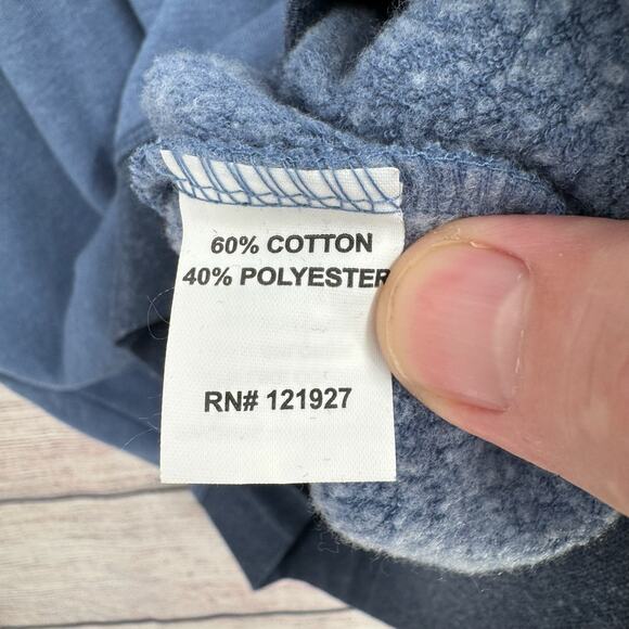 Johnnie-O Crewneck Sweatshirt Mens Medium Blue Riviera CC Coral Gables - Picture 8 of 15